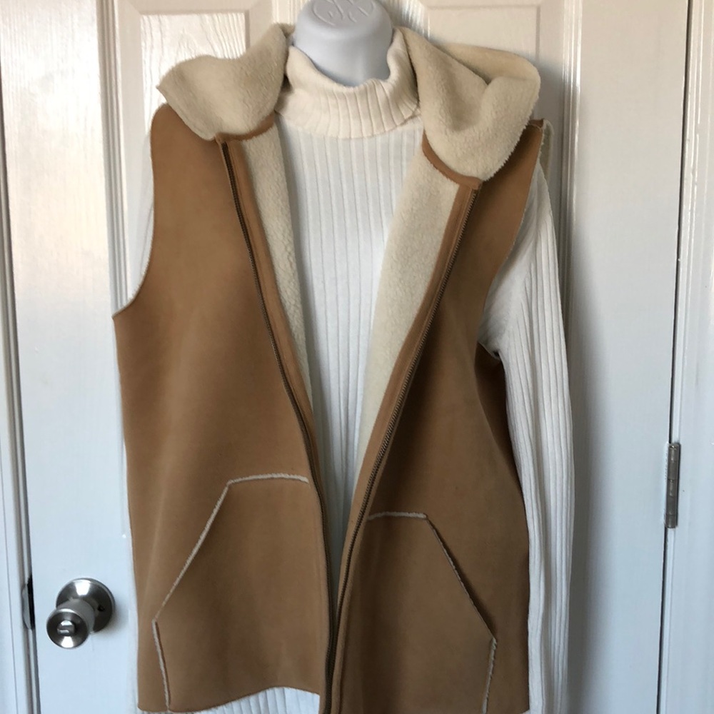 COPY - Women’s suede sheep skin vest